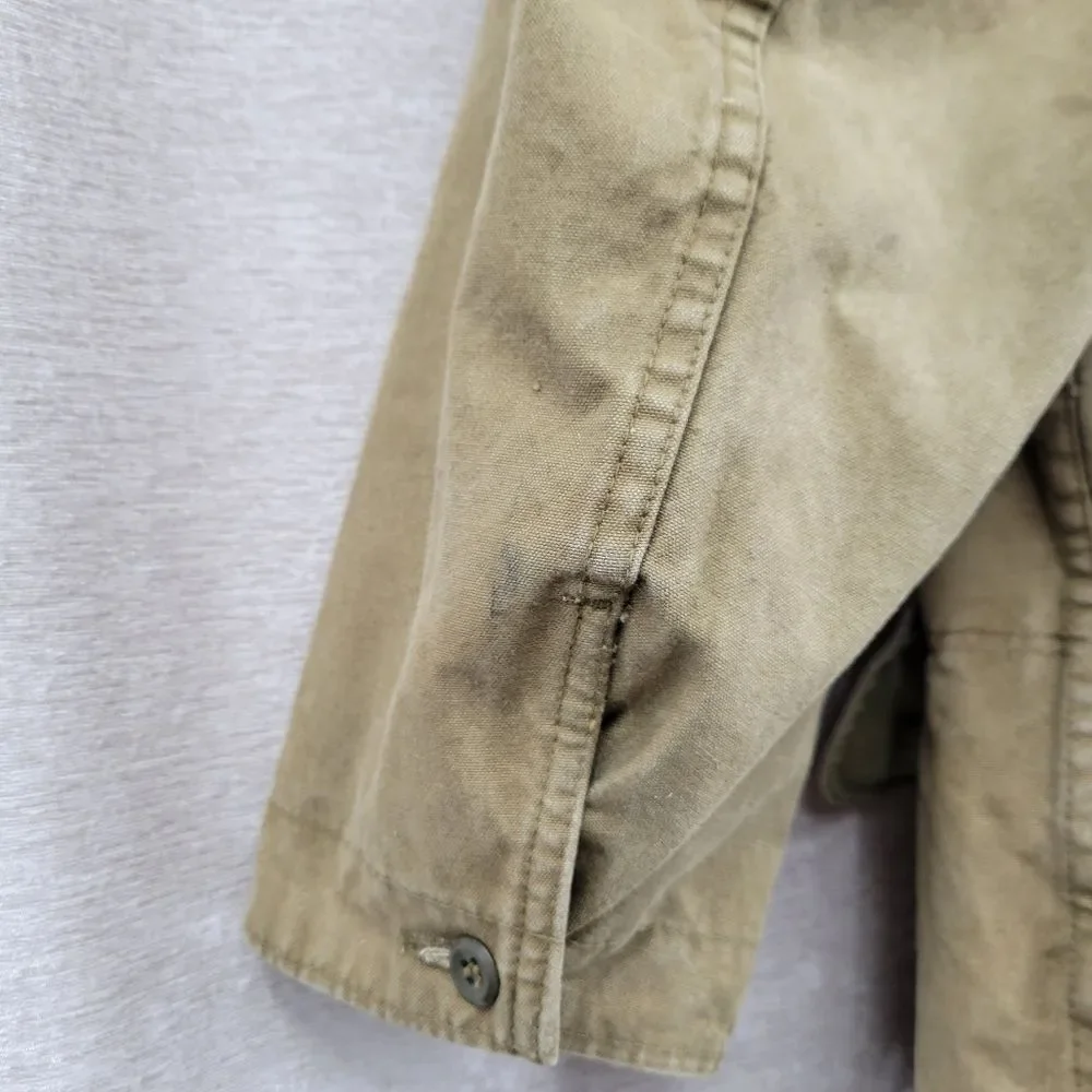 Vintage Hunting Work Barn Chore Field Jacket Canvas Duck Cloth Coat